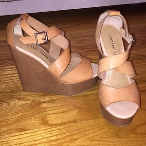 Nude Wedges